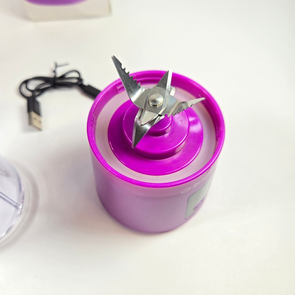 BlendJet One Original Portable Blender Purple USB Rechargeable with Extra Jar - Picture 4 of 13
